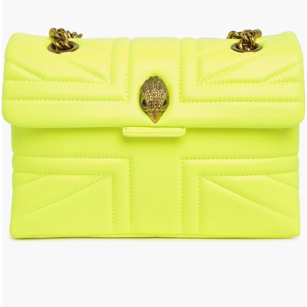 KURT GEIGER Kensington Leather Union Jack Bag